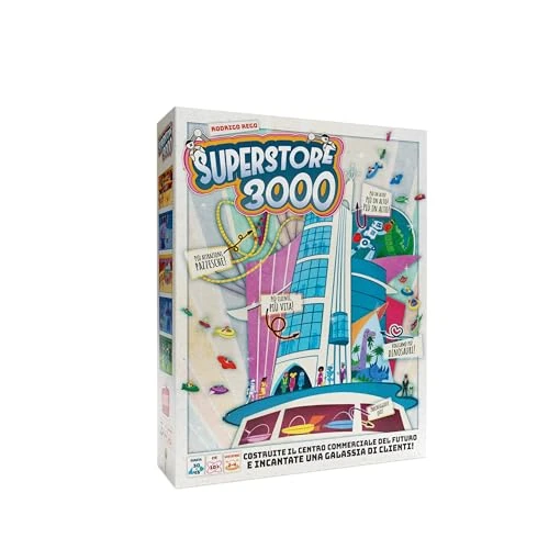 Oferta limitowana: Space Cowboys - Superstore 3000 - strategiczna gra planszowa dla 2-4 graczy w wieku 10+ - Zbuduj własne międzygalaktyczne centrum handlowe - 30-45 minut szybkie mecze z 149.47 zł na 149.47 zł (oszczędź 0.00%)