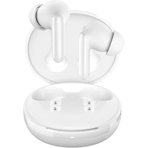 Offerta a tempo: Spigen Audio Cuffie Bluetooth SA-TW S10, Auricolari Bluetooth 5.3 Wireless con Fino a 30 ore di Autonomia, Resistenza acqua IPX5, USB-C Cancellazione Rumore, Cuffie Gaming Wireless EQ - Bianco - 42% da 14.99 € a 8.70 €