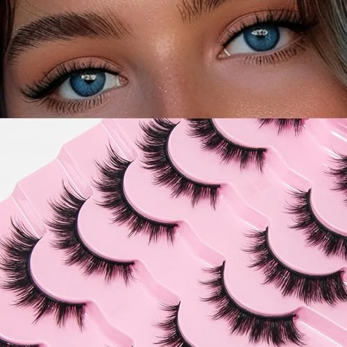 Limited-time offer: False Eyelashes 7 Pairs 3D Strip Faux Mink Eyelash Natural Lashes Fluffy Wispy Cat Fox-BN11 from $7.99 to $7.99 (save 0.0%)