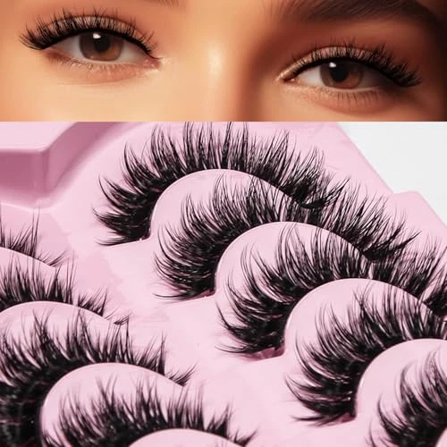 Tijdelijke aanbieding: AKARABEAUTYLASHES Valse Wimpers 3D Wimpers Natuurlijke Wimpers Fluffy Wispy Valse Wimpers Russische Strip(Russian-R08) van 7.99 € naar 7.99 € (0.00% korting)