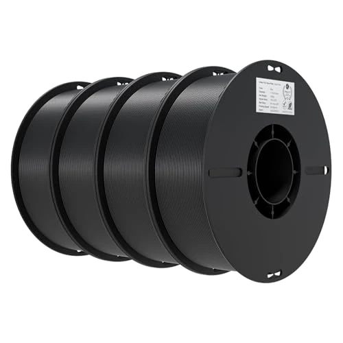Offre limitee: Creality Ender-PLA Filament Value Pack Noir 4KG Bobine Filament PLA 1.75mm Résistant pour Imprimante 3D, Neatly Wound Impression Fluide, Non Colmatage et Déformation de 69.99 EUR a 54.99 EUR (economie 21%)