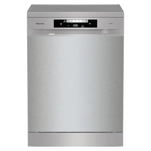 Hisense HS643D90X – Farbe Edelstahl, Klasse D, 16 Gedecke, dritter Korb, 46 dB, 6 Programme, Startvorwahl, total trocken, Asynchronmotor, total AcquaStop, 11 l