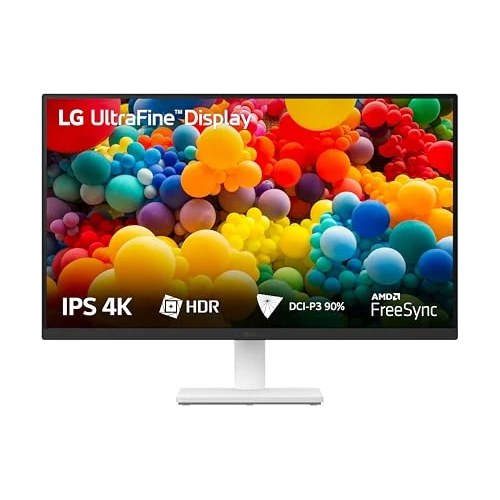 Offerta a tempo: LG 27US500 Monitor 27" 4K, IPS, 3840x2160, HDR 10, DCI-P3 90%, 60Hz, 5ms (GtG), FreeSync, HDMI 2.0, DisplayPort, Uscite Cuffie, Reader Mode, Flicker Safe, Bianco - 11% da 179.00 € a 159.99 €