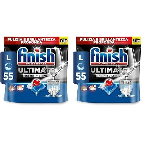Offerta a tempo: Finish Ultimate Infinity Shine Pastiglie Lavastoviglie Regular — 18% da 25,90 € a 21,32 €