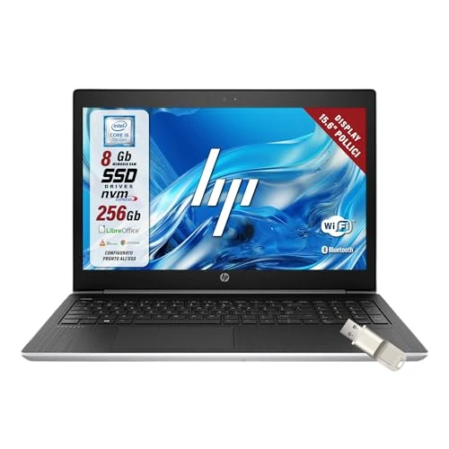 Offerta a tempo: HP Probook, Pc Portatile intel i5-7200u 2.5Ghz 2 Core — 6% da 255,55 € a 239,00 €