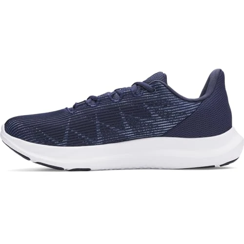 Under Armour Speed Swift Road hardloopschoenen voor kinderen, Gewassen Navy Zwart Hoog Vis Geel, 45 EU