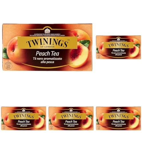 Offerta a tempo: Twinings, Tè Nero Aromatizzato alla Pesca dal Sapore Fresco e Delicato — 15% da 18,45 € a 15,70 €