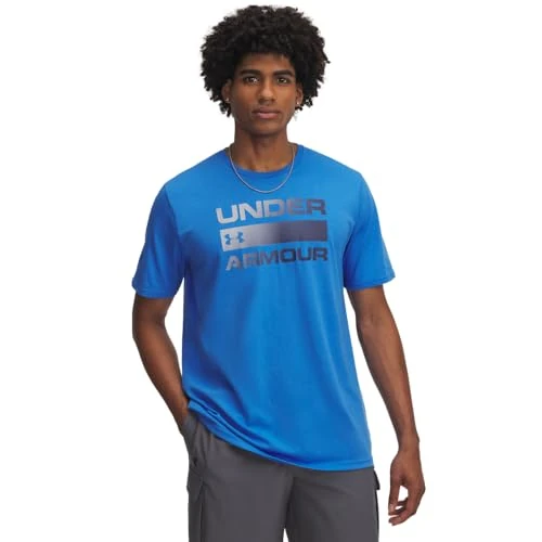 Oferta limitada: UA Team Issue Wordmark SS - Blue Atlantis / / Washed Navy - LG de 33.00 EUR a 16.97 EUR (ahorro 49%)