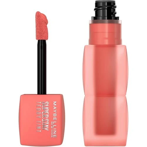 Limitiertes Angebot: Maybelline New York Superstay Teddy (Tint) Lippenstift, Für zarte, soft-matte Lippen, Extra langanhaltende Farbe, Weichgezeichnetes Finish, Komfortabel ohne Abfärben, Farbe: 25 Baby Tee, Superstay von 12.96 EUR auf 12.96 EUR (Spare 0%)