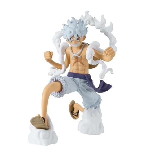 Banpresto Figura de Acción Monkey D. Luffy Gear5 One Piece, Grandista 21 cm, BP28693P Multicolor, Figura Coleccionable, Óptimo para los fanaticos del Anime