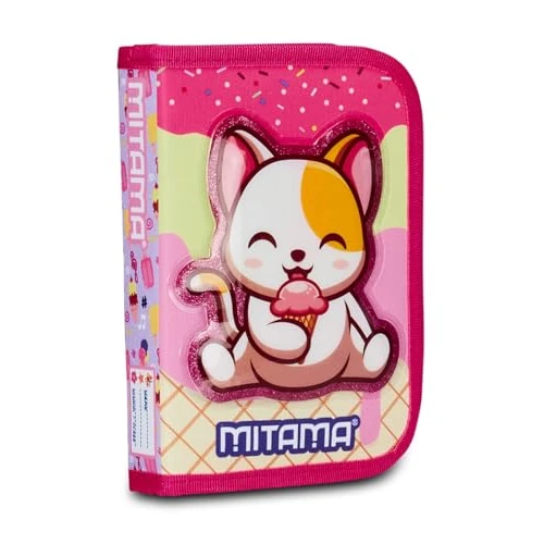 Zeitlich begrenztes Angebot: Spinny Mitama Federmäppchen für Kindergarten, doppelseitig mit doppelter Grafik, enthält Buntstifte, Filzstifte, Schere etc.., Rosa, Mädchen, Schule und Freizeit, Rosa, Taglia Unica, von 18.90 € auf 18.90 € (0.00% Rabatt)