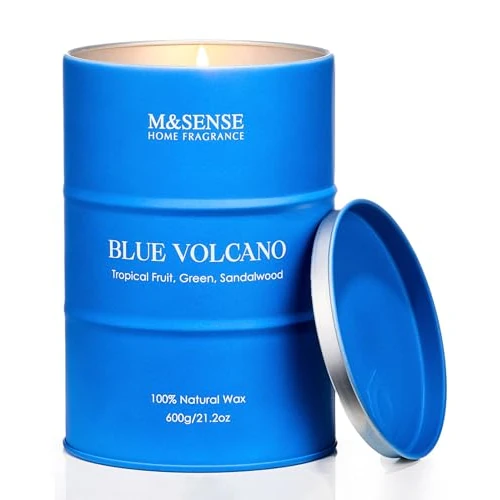 Limited offer: M&SENSE Tropical Fruit Soy Scented Candles Natural Non Toxic, Large Summer Candles 21.2oz 120 Hours Long Lasting Burning, Unique Candle Gifts Cozy Room Decor for Women Men from 27.99 EUR to 27.99 EUR (save 0%)
