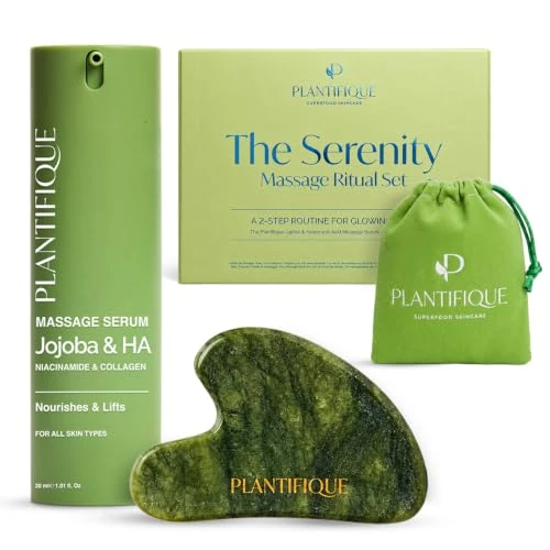Oferta limitowana: PLANTIFIQUE Zestaw do Masażu z Gua Sha z Jadeitu i Serum, 30 ml z 109.99 zł na 109.99 zł (oszczędź 0.00%)