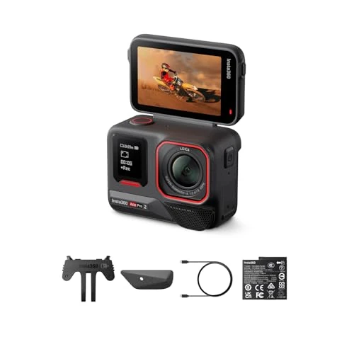 Limited-time offer: Insta360 Ace Pro 2 Standard Bundle - 8K Waterproof Action Camera Co-Engineered with Leica, 1/1.3" Sensor, Dual AI Chip, Leading Low Light, Superior Audio, Flip Screen & AI Editing for Vlogs from 389.99 GBP to 389.99 GBP (save 0%)