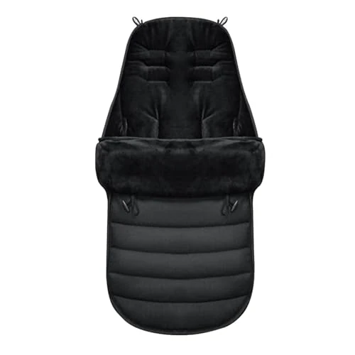 ZONSUSE Sacco Termico Passeggino Universale, Coprigambe Passeggino, Sacco Passeggino Invernale Staccabile con Cerniere, Lavabile, per Passeggini e Carrozzine con Imbracatura a 3 e 5 Punti
