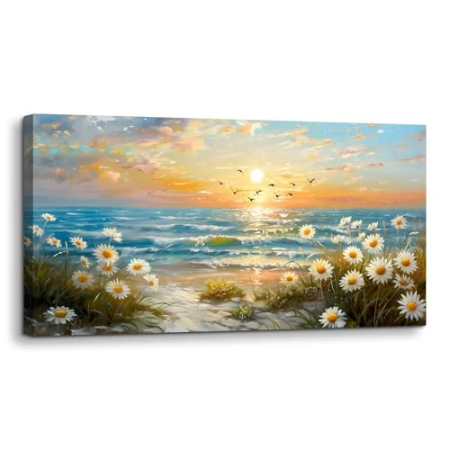 Oferta ograniczona: hyidecorart Wschód słońca nad morzem zdjęcia, 50 cm * 100 cm * 1 sztuka, wschód słońca nad morzem z 69.99 EUR na 35.99 EUR (znizka 49%)