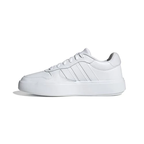 Adidas Homme LITECOURT Shoes, FTWR White/FTWR White/FTWR White, 36 EU