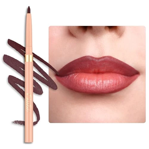 Offerta a tempo: OULAC Matita Labbra Marrone-viola Opaco, Lipliner Impermeabile Dura 12 Ore +, No-Transfer, Altamente Pigmentate, Liscio, per Contornare le Labbra, Vegan (L07) Heartfelt - 35% da 7.99 € a 5.21 €