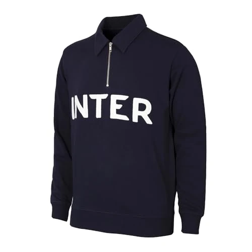 Inter 1949 Retro Football Sweater Adulte Unisexe, Bleu Marine, XS