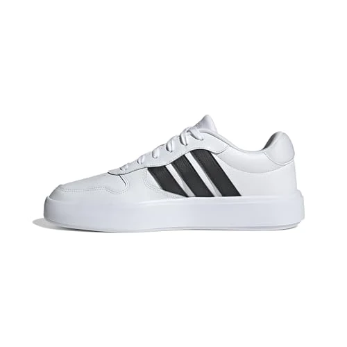 Adidas Homme LITECOURT Shoes, FTWR White/Core Black/Grey Two, 38 2/3 EU