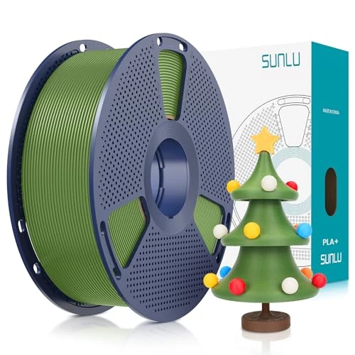 期間限定オファー: SUNLU 3Dプリンターフィラメント PLA Plus 1.75mm、SUNLU(サンル) きれいに巻いたPLAフィラメント 1.75mm PRO PLA+ フィラメント ほとんどのFDM 3Dプリンター用 寸法精度+/- 0.02mm、スプール1kg (2.2ポンド)、オリーブグリーン 通常価格 22.99 JPY セール価格 22.99 JPY (割引 0%)