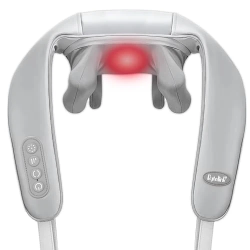 Oferta limitada: Masajeador Cervical y Espalda, Masajeador Espalda con Función de Calor y 3 Velocidades Ajustables, Uso en Casa, Oficina, Coche, Regalos Originales para Mujer, Hombre, Mamá, Papá de 39.99 EUR a 39.99 EUR (ahorro 0%)