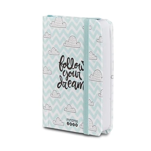 Offerta a tempo: Mitama Agenda Bigiornaliera, Dreams, Planning Mensile,12 mesi - da Gennaio a Dicembre 2025-158 pagine calendario + 50 pagine contenuti extra - 8 x 11 cm - Copertina Rigida - 38% da 4.57 € a 2.82 €