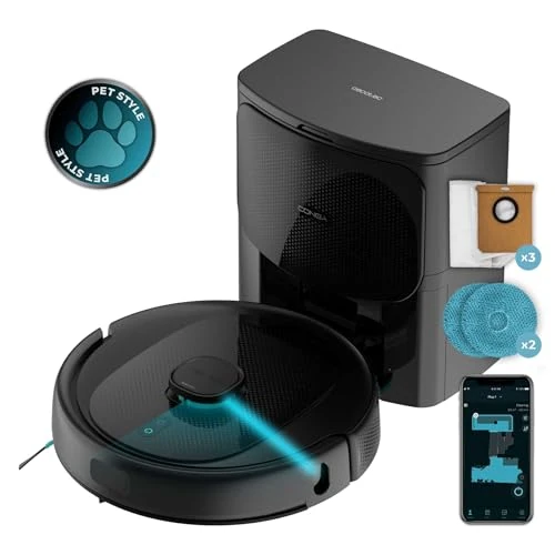 Oferta limitada: Cecotec Robot Aspirador Base Autovaciado Conga 9590 Spin Revolution Ultra Power Home. Navegación Láser, 10000Pa, App, Autonomía 240min, Mopas Giratorias. Cepillo de Silicona Mascotas de 229.00 EUR a 169.00 EUR (ahorro 26%)