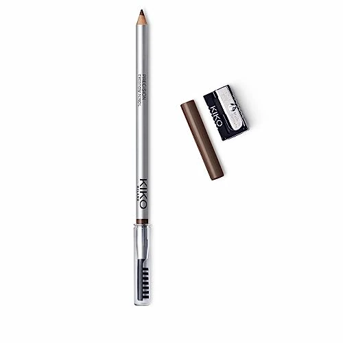 KIKO Milano Precision Eyebrow Pencil 04, ołówek do brwi z twardą formułą z mikroprecyzyjną formułą i grzebieniem separującym