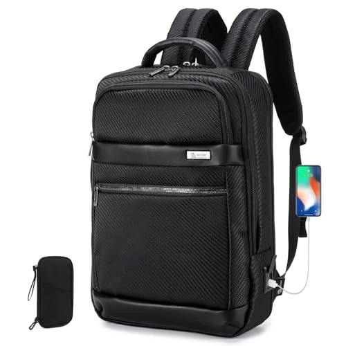 SPAHER Plecak na Bagaż Podręczny Easyjet Lufthansa Plecak na Laptopa 15,6 Cala Duży Bagaż Podręczny Samolot Biznes dla Nastolatków College Weekend Piesze Wycieczki Mężczyźni Kobiety Czarny