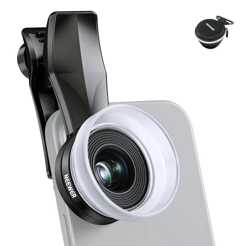 Oferta limitada: NEEWER 10X Lente Macro con Clip de Lente Teléfono de 17mm Rosca y Parasol Difusor Desmontable, para Jaula de Teléfono Roscada de 17mm/Funda/Abrazadera de Teléfono/Placa Trasera, LS-28 Pro de 39.99 € a 39.99 € (ahorro 0.00%)