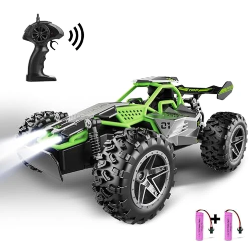 Limitiertes Angebot: SZJJX Ferngesteuertes Auto ab 3 4 5 6 7 8+ Jahre,2.4Ghz RC Auto Spielzeug mit LED Blinken,Alloy Gehäuse,15+KM/H Rennauto Ferngesteuert,2WD RC Car Crawler Geschenke für Junge Mädchen Kinder,Grau von 25.40 EUR auf 20.32 EUR (Spare 20%)
