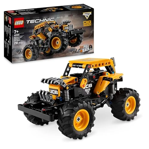 LEGO Technic Monster Jam DIGatron Pull-Back Truck Toy - Vehicle Building Set for 7+ Year Old Boys & Girls Who Love Creative Play - Gift Idea 42199