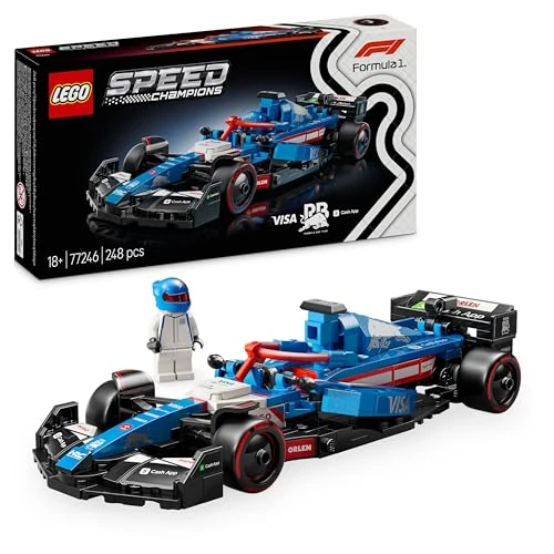 Offre limitée : LEGO Speed Champions Voiture F1 Visa Cash App RB VCARB 01 - Maquette à Construire d'un véhicule de Formule 1 - Minifigurine Collector de Pilote de Course - Idée de Cadeau pour Adulte 77246 de 26.99 EUR à 19.98 EUR (remise 26%)