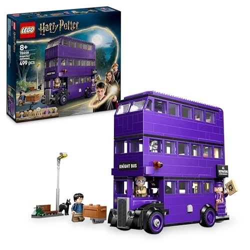 Offre limitée : LEGO Harry Potter Aventure en Magicobus - Jouet pour Sorciers avec 5 Minifigurines Collector & Accessoires dont Baguettes Magiques - Cadeau sur le Prisonnier d'Azkaban pour Fille ou Garçon 8 ans 76446 de 49.86 EUR à 34.90 EUR (remise 30%)
