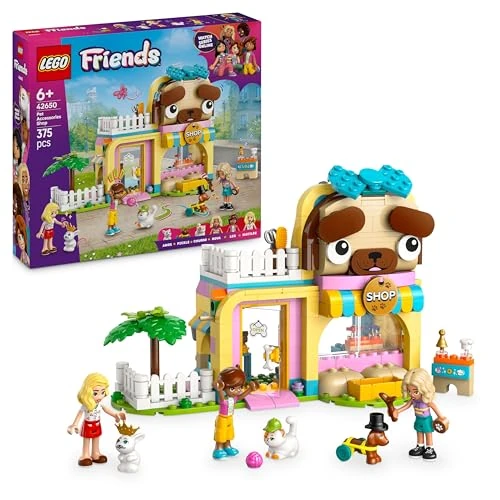 Oferta limitada: LEGO Friends Tienda de Accesorios para Mascotas con Animales de Juguete - Figuras de Perro, Gato y Conejo, 3 Mini Muñecos y Accesorios para el Cuidado de Mascotas - Regalo para Niñas de 6+ Años 42650 de 39.90 EUR a 39.90 EUR (ahorro 0%)