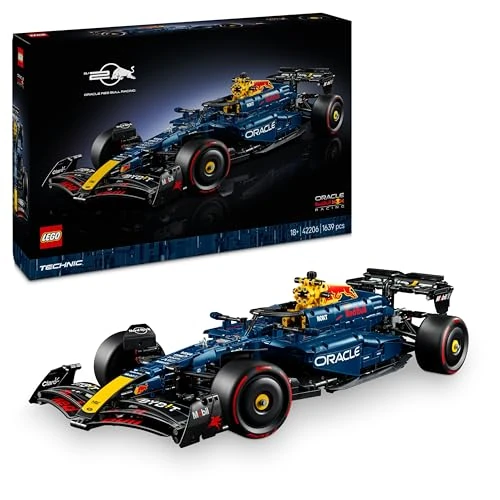 Offerta a tempo: LEGO Technic Monoposto F1 Oracle Red Bull Racing RB20 - Modello di Auto da Corsa da Formula 1 in Scala 1:8 con Motore V6, Cambio, Sterzo e DRS - Regalo per Adulti, Uomo e Donna da Collezione - 42206 - 30% da 229.99 € a 160.93 €