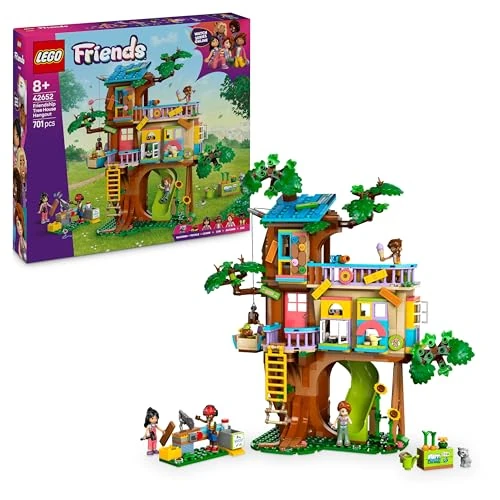 Oferta limitada: LEGO Friends Quedada en la Casa del Árbol de la Amistad de Juguete - 2 Figuras de Animales, 4 Mini Muñecos, Jardín y Accesorios de Comida de Juguete - Regalo Creativo para Niñas de 8+ Años 42652 de 69.99 € a 55.99 € (ahorro 20%)
