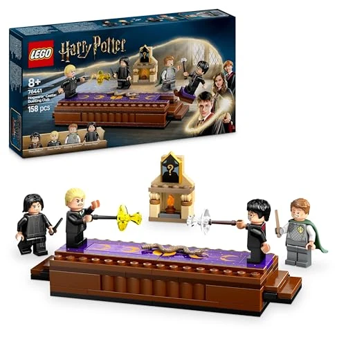 Limitiertes Angebot: LEGO Harry Potter Schloss Hogwarts: Duellierclub, Bauset mit 4 Minifiguren inkl. Draco Malfoy, Gilderoy Lockhart & Severus Snape, Set mit Funktion zum Umstürzen für Jungen & Mädchen ab 8 Jahren 76441 von 24.99 EUR auf 17.49 EUR (Spare 30%)