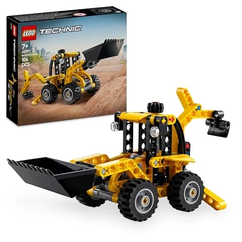 Offre limitée : LEGO Technic Le tractopelle - Jouet de Construction interactif pour garçon et Fille - Véhicule de Chantier avec stabilisateurs - Idée de Cadeau pour Enfants passionnés de mécanique 42197 de 7.95 EUR à 7.95 EUR (remise 0%)