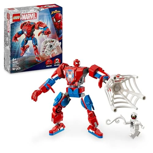 Offre limitée : LEGO | Marvel Le Robot de Spider-Man Contre Anti-Venom - Jouet de Construction avec Minifigurines de Super Héros - Stimule Le Jeu de Rôle - Idée de Cadeau d'anniversaire pour Garçon dès 6 Ans 76308 de 14.93 EUR à 12.99 EUR (remise 13%)