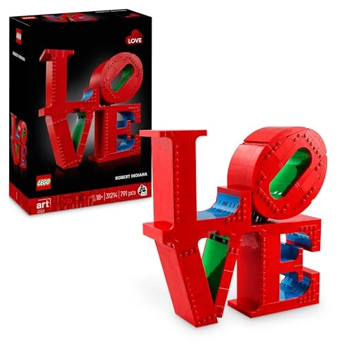 Offre limitée : LEGO Art Love - Set de Construction pour Adulte et activité créative - Idée Cadeau pour la St Valentin pour Femme ou Homme - Décoration Romantique 31214 de 79.99 EUR à 59.99 EUR (remise 25%)