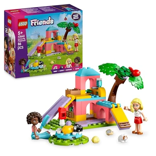 Limitiertes Angebot: LEGO Friends Meerschweinchen Spielplatz - Kinder Spielzeug mit 2 Minifiguren, 2 Tierfiguren und viel Zubehör für die Haustierpflege - Kreatives Geschenk für Mädchen und Jungen ab 5 Jahren - 42640 von 9.99 EUR auf 6.99 EUR (Spare 30%)
