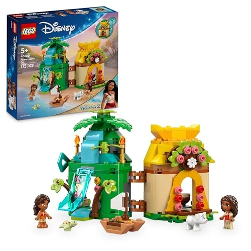 Limited offer: LEGO | Disney Moana 2 Moana's Island Fun - Building Toy for 5+ Year Old Girls, with a House, Waterfall Slide & 2 Micro Dolls incl. Simea - Collectible Birthday Gift for Fans - 43260 from 18.06 EUR to 15.89 EUR (save 12%)
