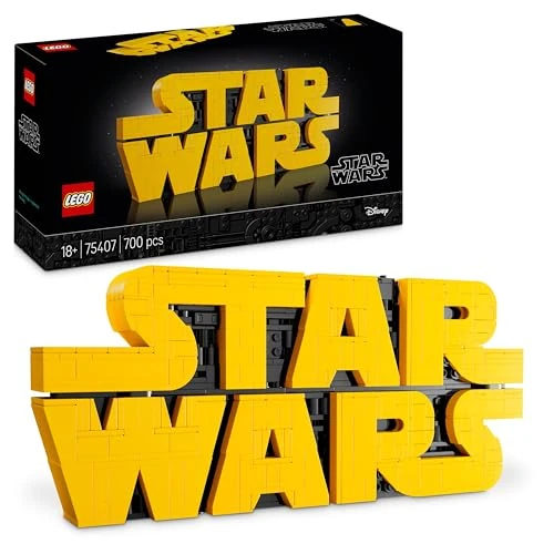 Offerta a tempo: LEGO Star Wars 75407 Logo Star Wars in Mattoncini - Set di Costruzioni per Adulti Fai — 30% da 69,99 € a 48,99 €