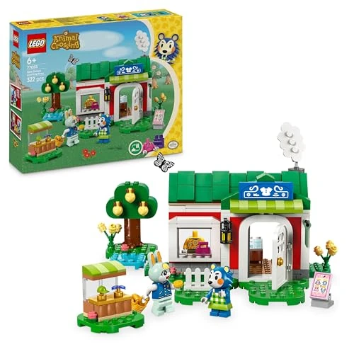 Offerta a tempo: LEGO Animal Crossing La Sartoria delle Sorelle Ago e Filo, Gioco Creativo per Bambine e Bambini da 6 Anni con Negozio Giocattolo, Accessori per Sartoria e Personaggi Animali, Idea Regalo per Fan 77055 - 12% da 39.99 € a 35.34 €