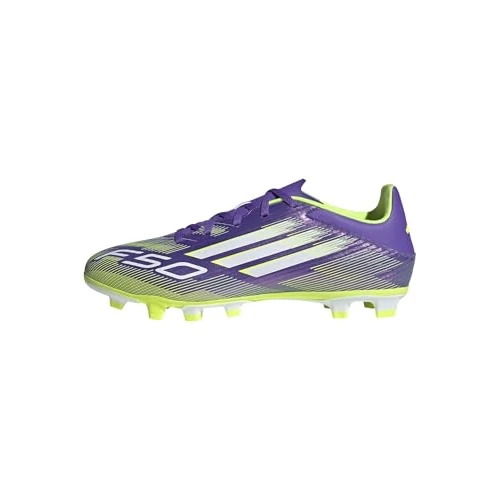 Offre limitée : Adidas Mixte F50 Club Firm Ground/Multi Ground Football Boots, Purple Rush/Cloud White/Lucid Lemon, 43 1/3 EU de 60.00 € à 47.61 € (21% de remise)