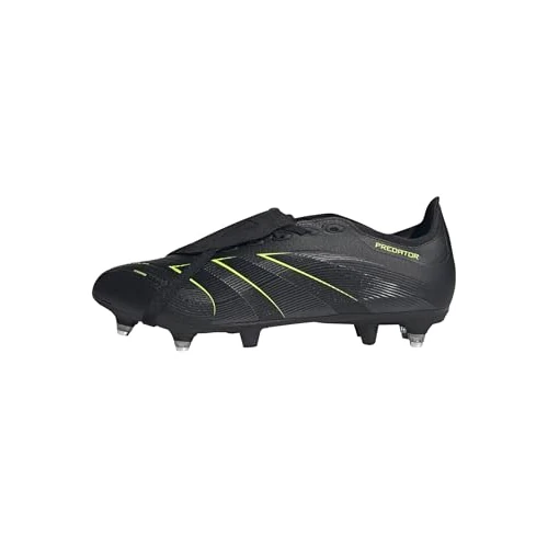 Offre limitee: Adidas Mixte Predator League Fold-Over Tongue Soft Ground Football Boots, Core Black/Carbon/Lucid Lemon, 41 1/3 EU de 99.95 EUR a 99.95 EUR (economie 0%)