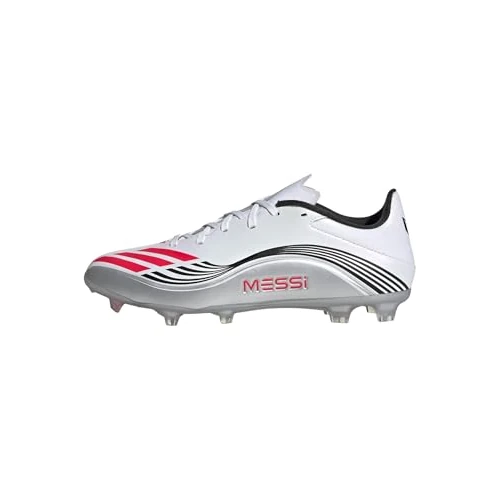 Oferta limitada: Adidas Unisex Adulto F50 Messi League Firm Ground/Multi Ground Football Boots, Cloud White/Lucid Red/Silver Metallic, 36 2/3 EU de 100.00 € a 44.95 € (ahorro 55%)