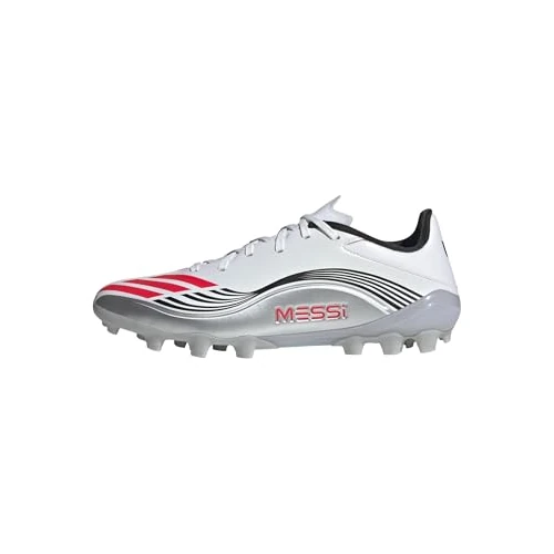 Zeitlich begrenztes Angebot: adidas Unisex F50 Messi League Artificial Ground Football Boots Fußballschuhe, FTWR White/Lucid red/Silver met, 44 2/3 EU von 40.30 € auf 40.30 € (0.00% Rabatt)